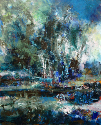 Streaming, 2006, acrylic/canvas, 157.48 x 127 cm (62 x 50 inches)