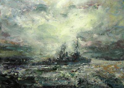 Turner, 2009, acrylic on canvas, 203.2 x 274.32 cm (80 x108 inches)