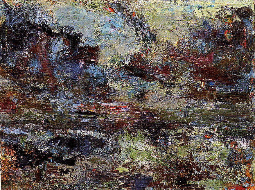 Danger Waters #1, 1996, oil/canvas, 48"x60"