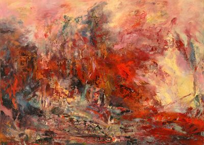 The Burning Series, 2009, acrylic on canvas, 203.2 x 274.32 cm (80 x108 inches)