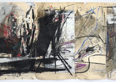 Table of Conventions, mixed/paper, 23 x 62 ins (58.5 x 157 cm), 1987