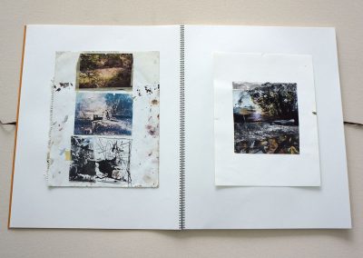 Sample page - Studies Portfolio #2, 50 pages , 21 x 17 ins (53 x 43 cm), 2000