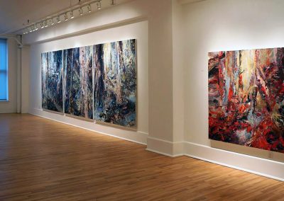 Installation View, Recent Paintings, Art 45, Montreal, Quebec, 2014